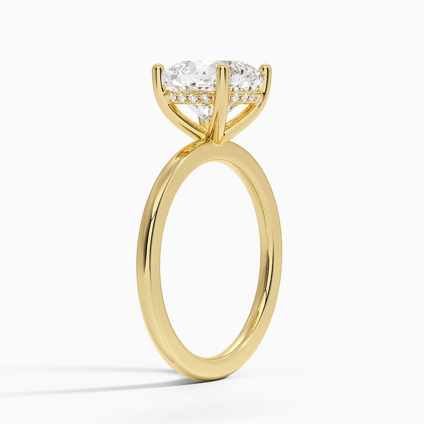 Tahiti Diamond Ring - Yellow Gold - 2.5 ct - Side 1