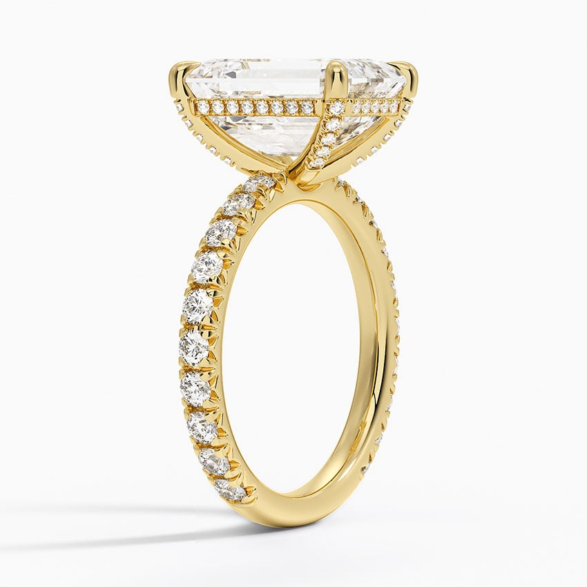 Milford Diamond Ring - Yellow Gold - 5 ct - Side 1