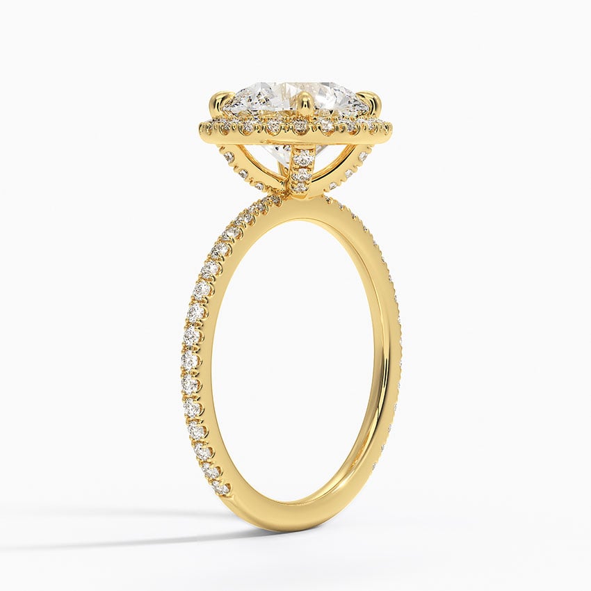 Palawan Diamond Ring - Yellow Gold - 2.5 ct - Side 1