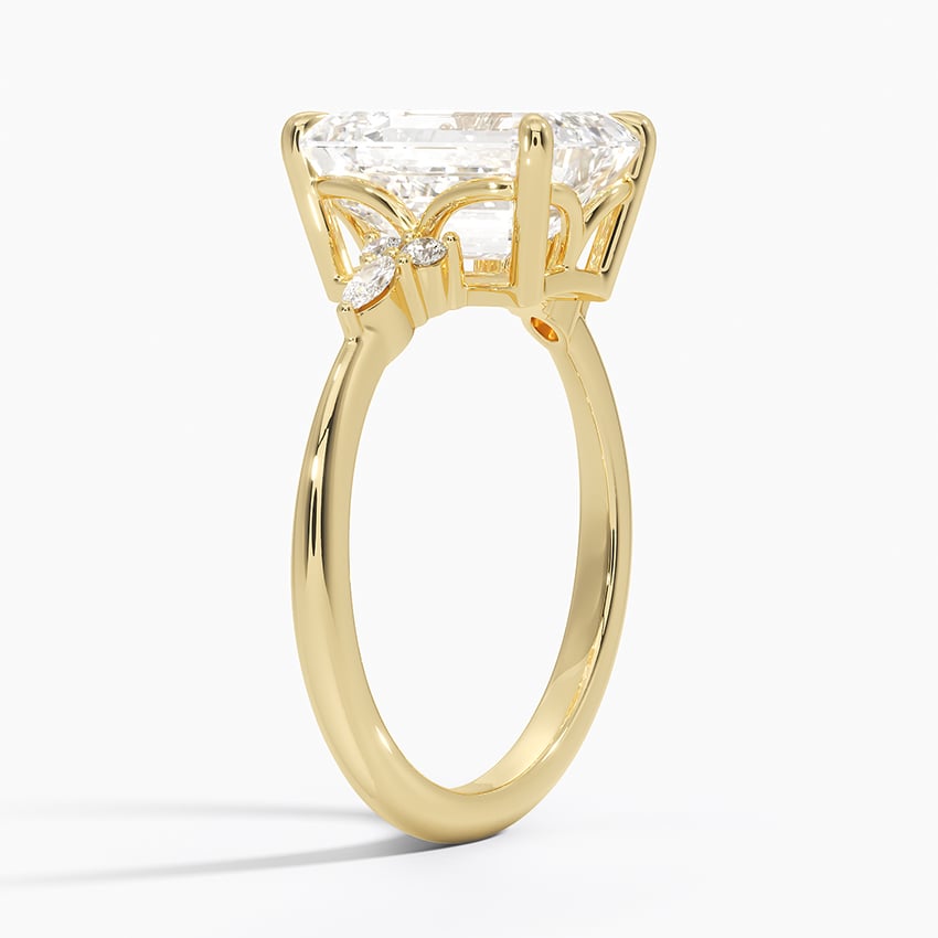 Mallorca Diamond Ring - Yellow Gold - 3 ct - Side 1