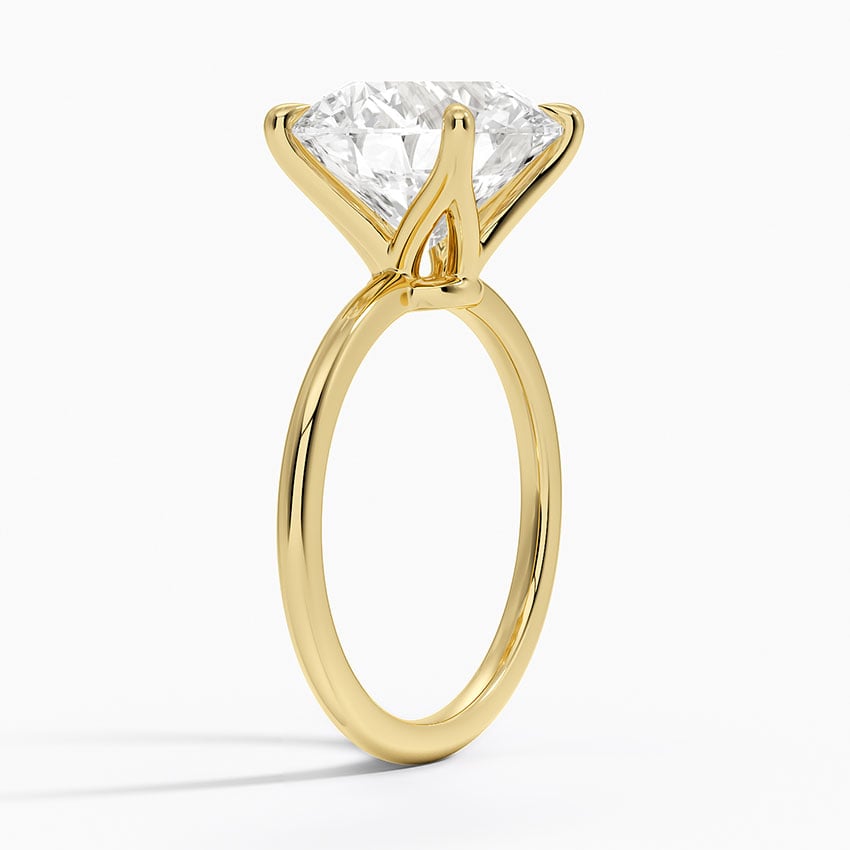 Kerala Diamond Ring - Yellow Gold - 5 ct - Side 1