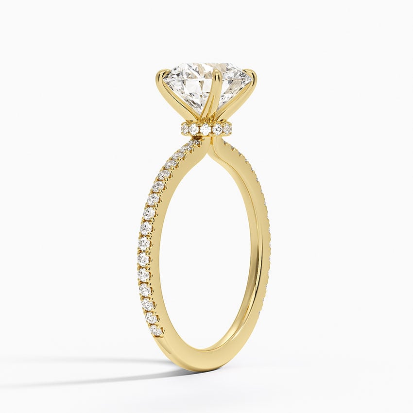 Ravello Diamond Ring - Yellow Gold - 2 ct - Side 1