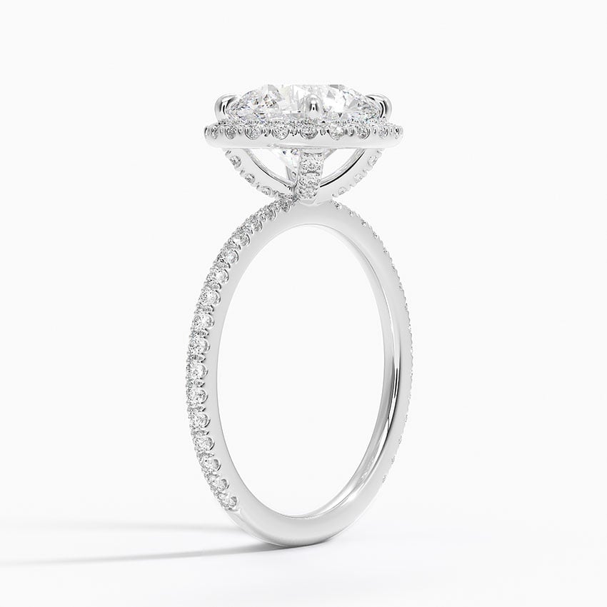 Palawan Diamond Ring - White Gold - 2.5 ct - Side 1