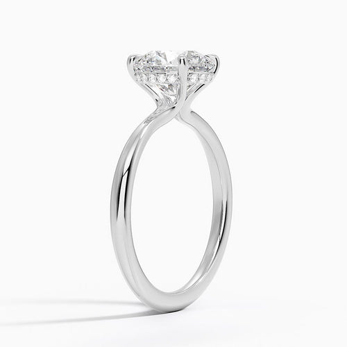 Bali Diamond Ring - White Gold - 2 ct - Side 1