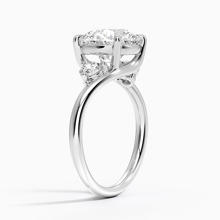 Vail Diamond Ring - White Gold - 3 ct - Side 1