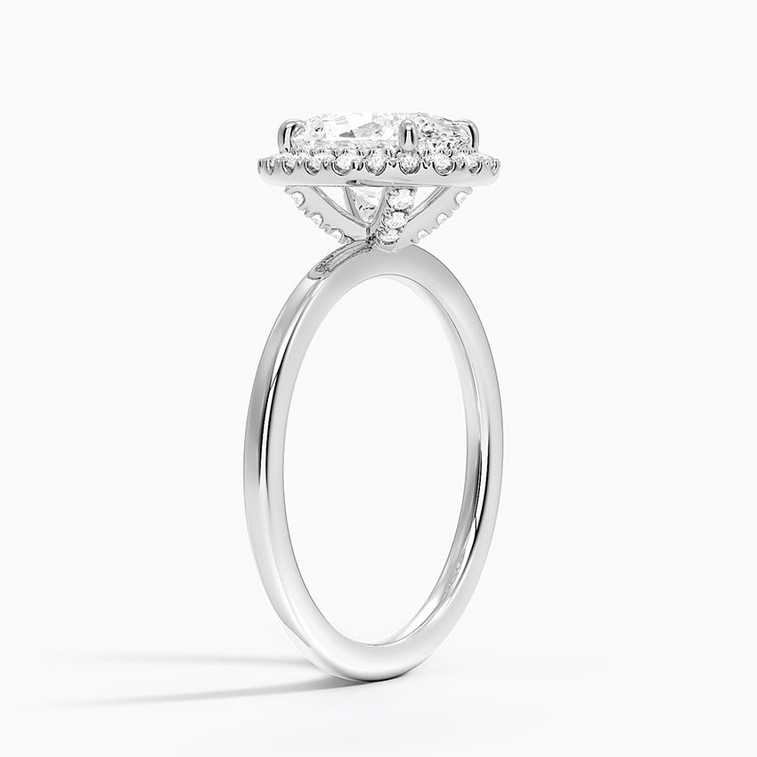 Sintra Diamond Ring - White Gold - 2 ct - Side 1