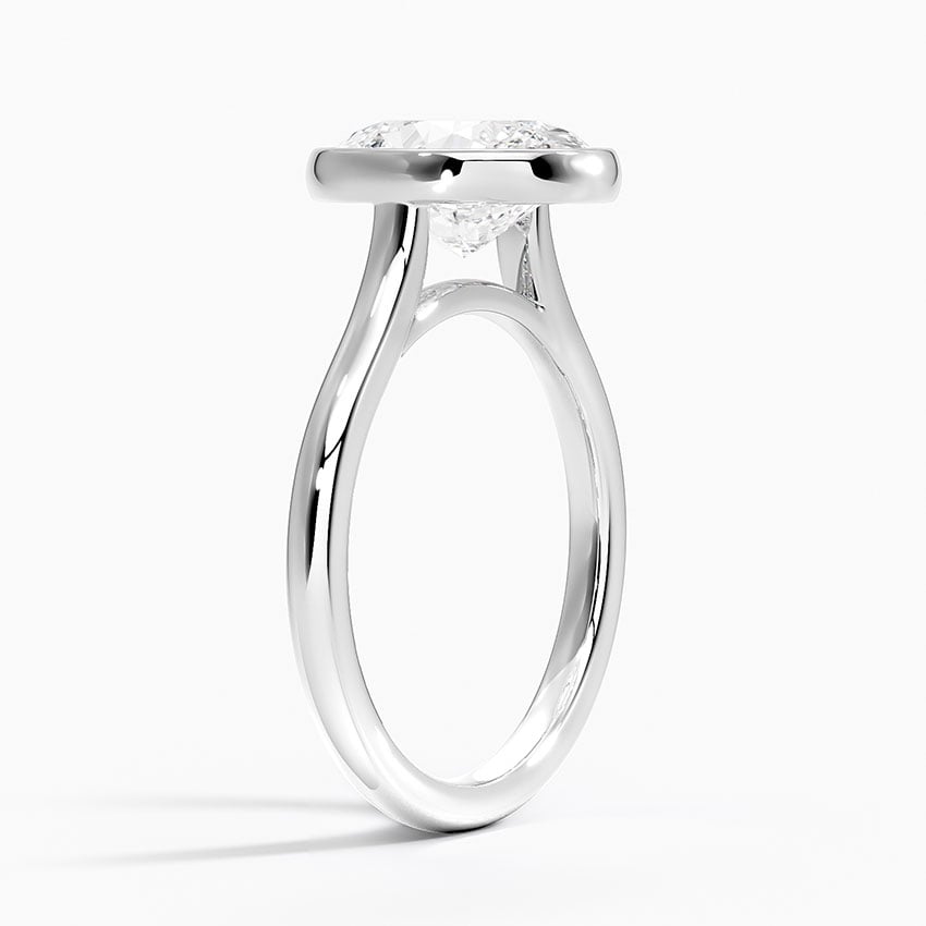 Valencia Diamond Ring - White Gold - 2.5 ct - Side 1