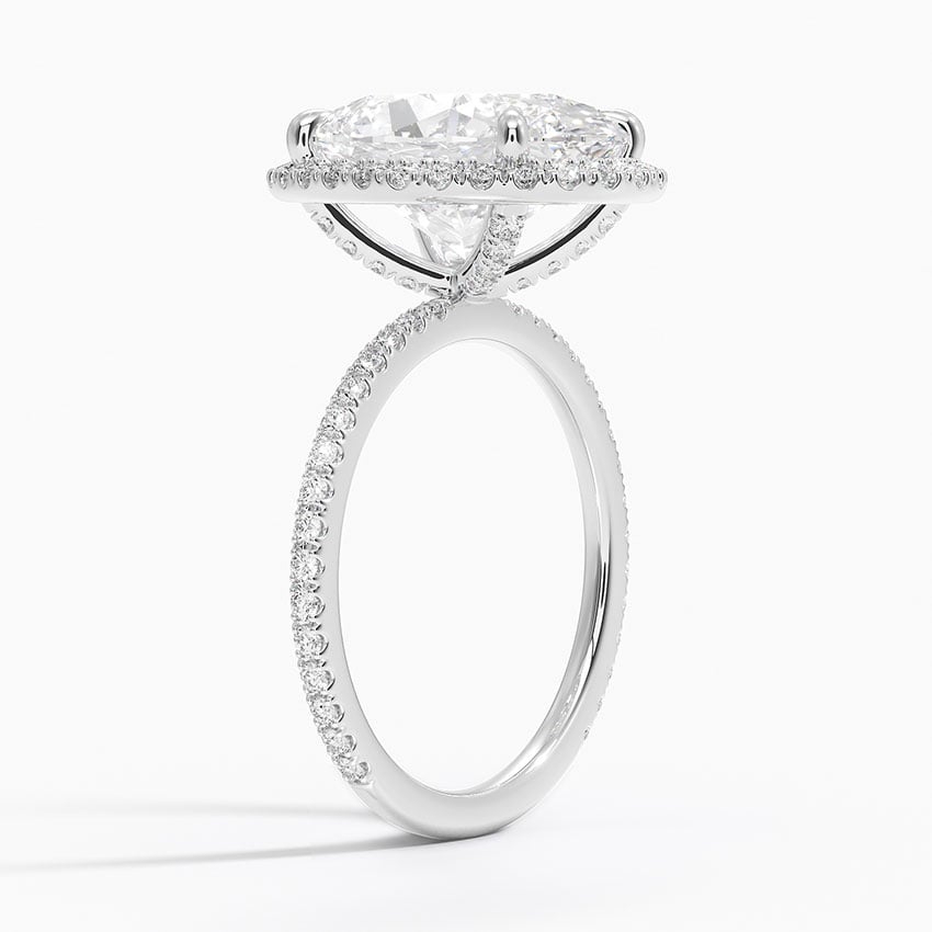 Telluride Diamond Ring - White Gold - 5 ct - Side 1