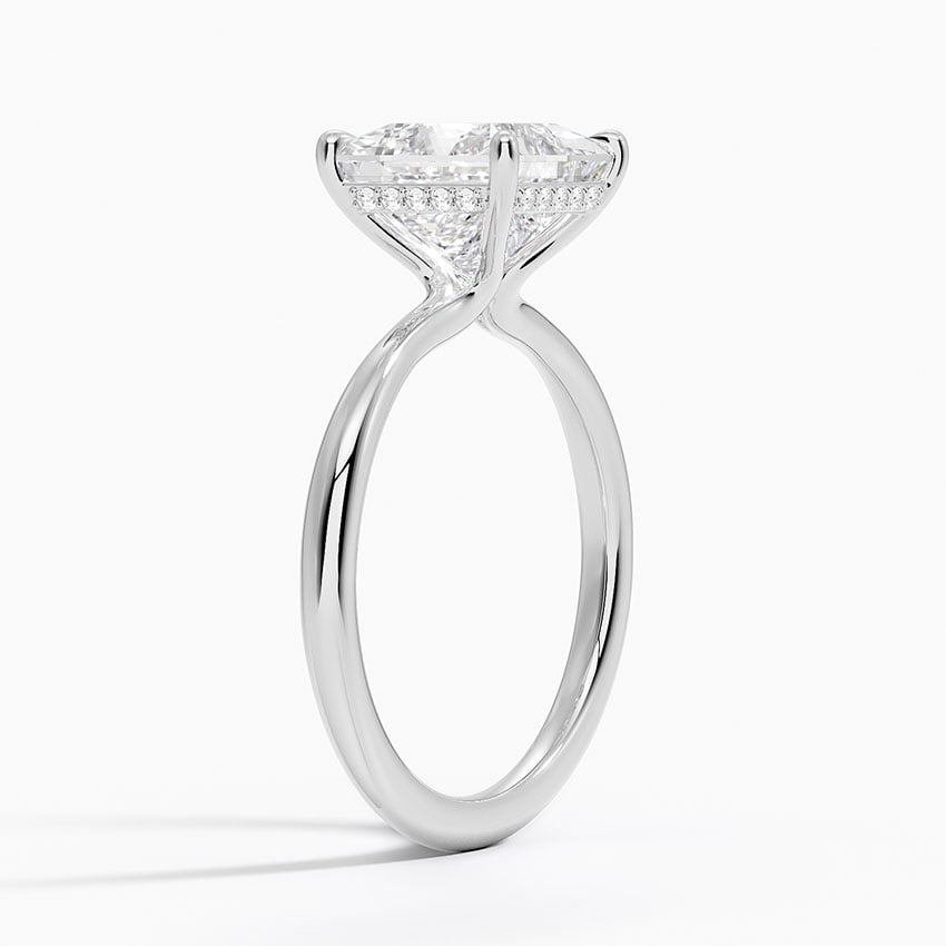 Athens Diamond Ring - White Gold - 2.5 ct - Side 1