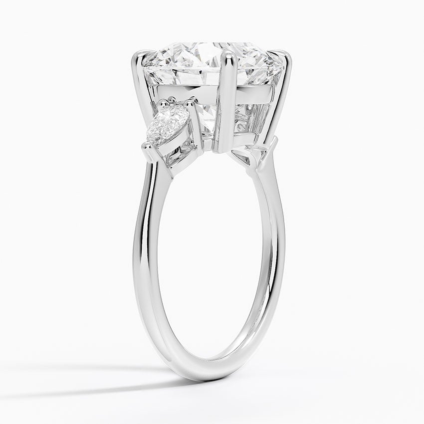 Zermatt Diamond Ring - White Gold - 5 ct - Side 1