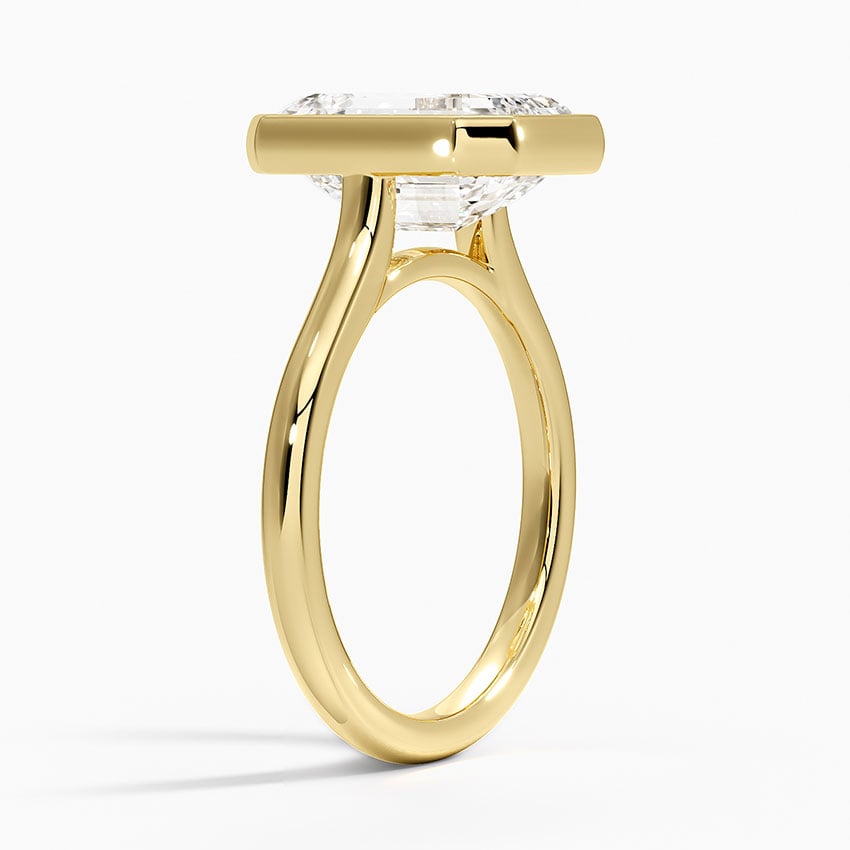 Big Sur Diamond Ring - Yellow Gold - 3.5 ct - Side 1