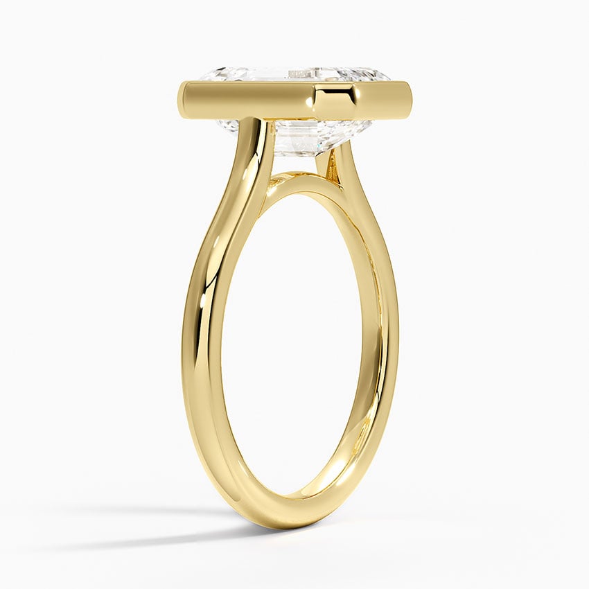 Big Sur Diamond Ring - Yellow Gold - 3 ct - Side 1