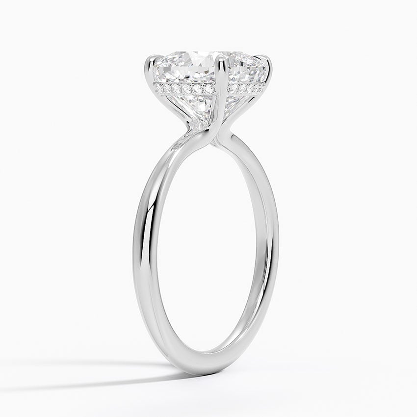 Mykonos Diamond Ring - White Gold - 3 ct - Side 1