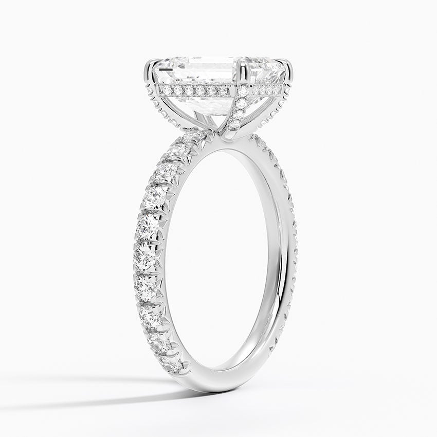 Milford Diamond Ring - White Gold - 2 ct - Side 1