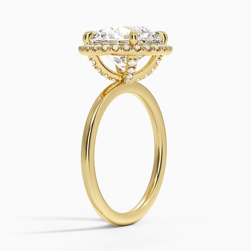 Sedona Diamond Ring - Yellow Gold - 4 ct - Side 1