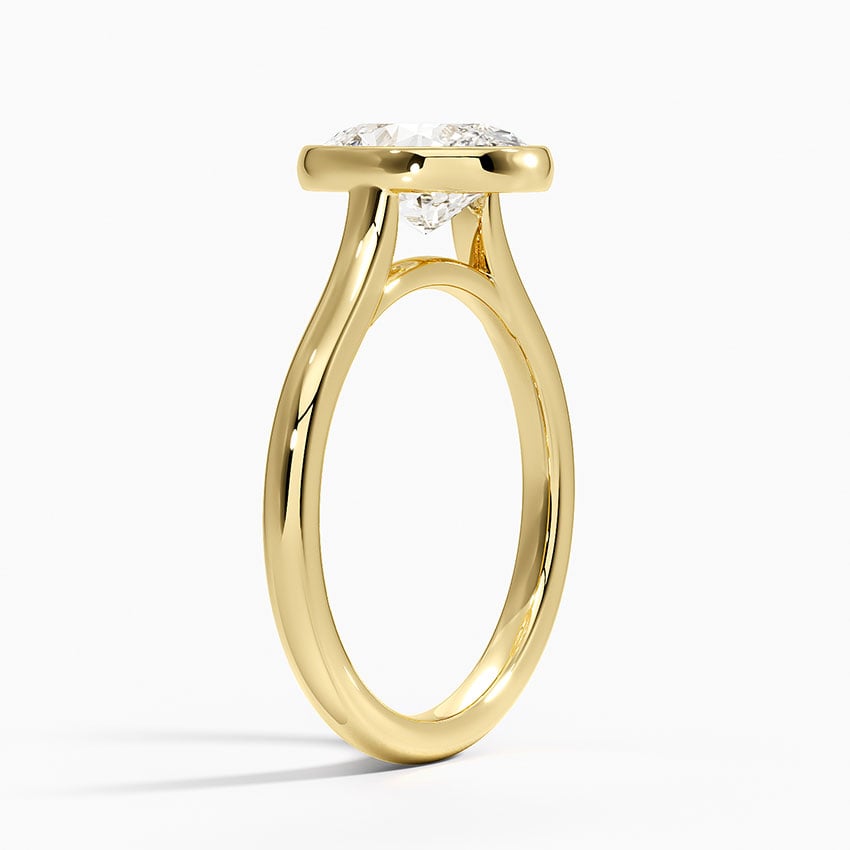 Valencia Diamond Ring - Yellow Gold - 2 ct - Side 1