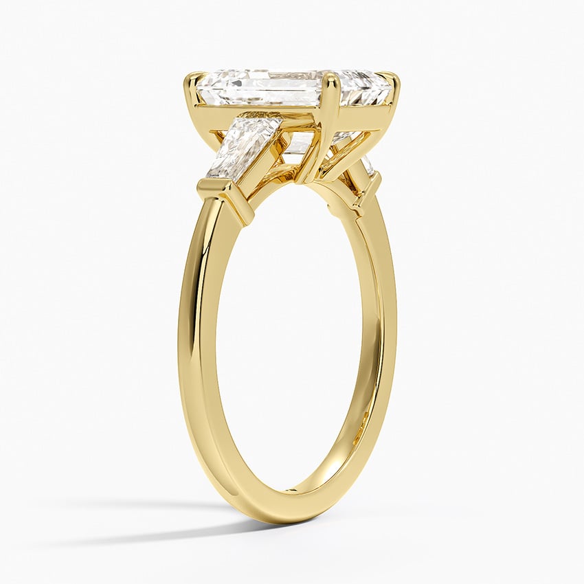 Como Diamond Ring - Yellow Gold - 2.5 ct - Side 1