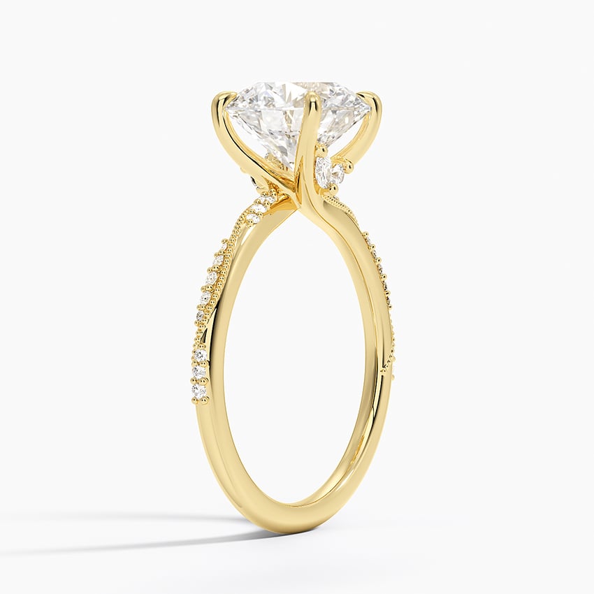 Whitsunday Diamond Ring - Yellow Gold - 2.5 ct - Side 1