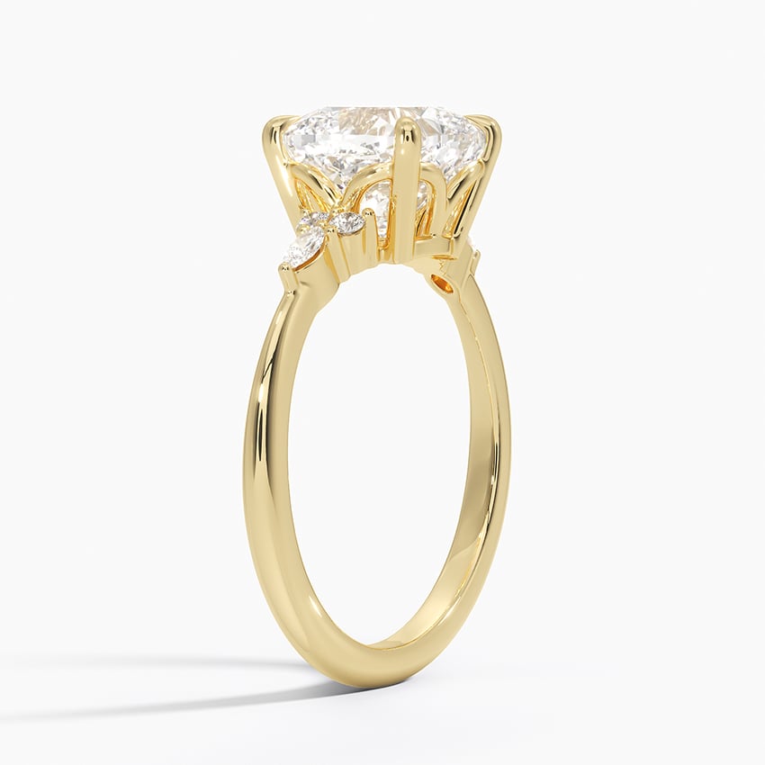 Cortina Diamond Ring - Yellow Gold - 2.5 ct - Side 1