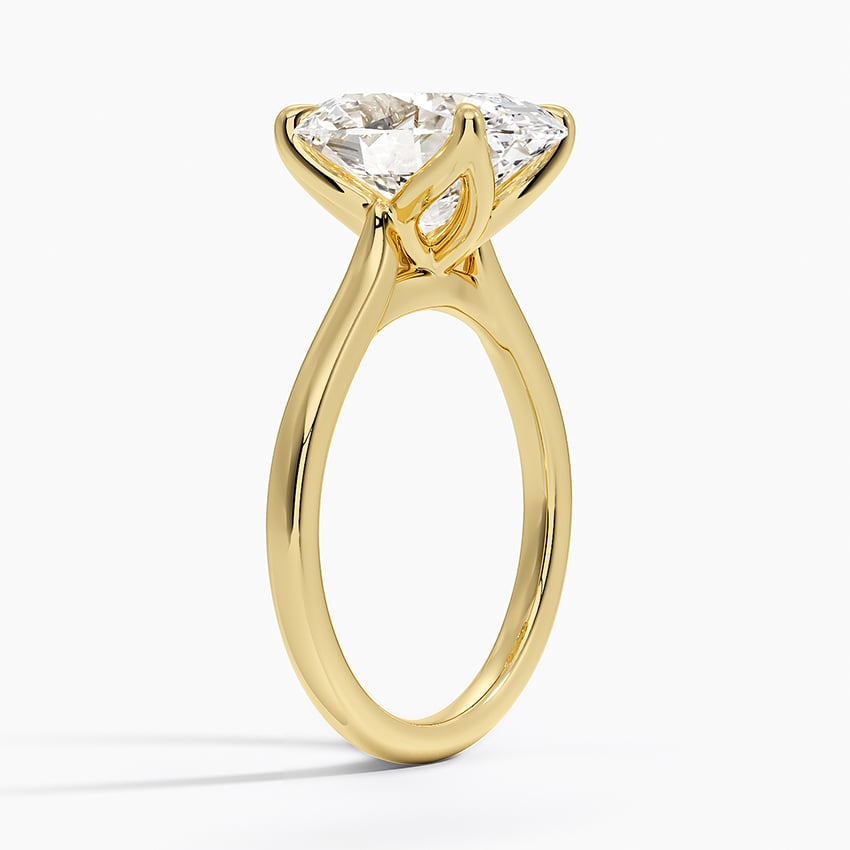 Mendocino Diamond Ring - Yellow Gold - 3.5 ct - Side 1