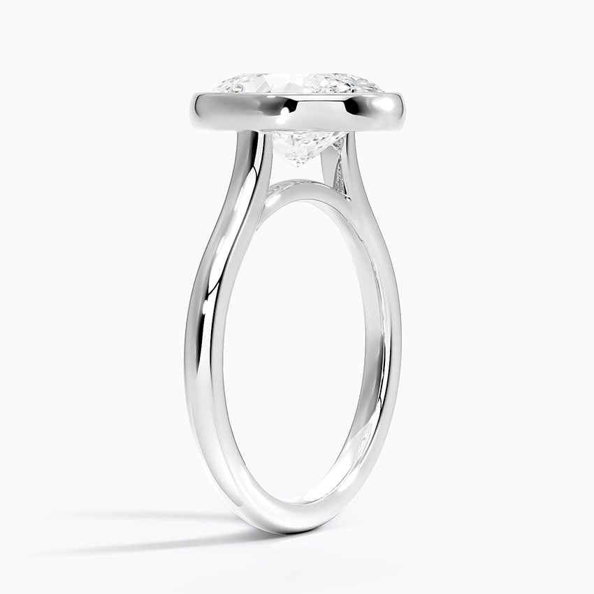 Valencia Diamond Ring - White Gold - 3 ct - Side 1