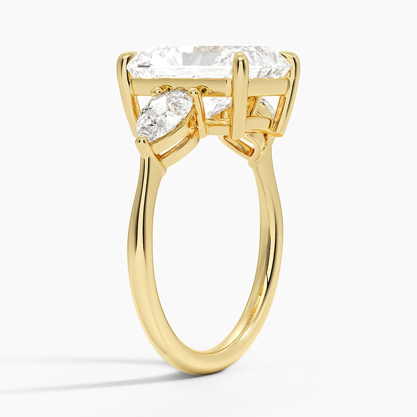 Zanzibar Diamond Ring - Yellow Gold - 4 ct - Side 1
