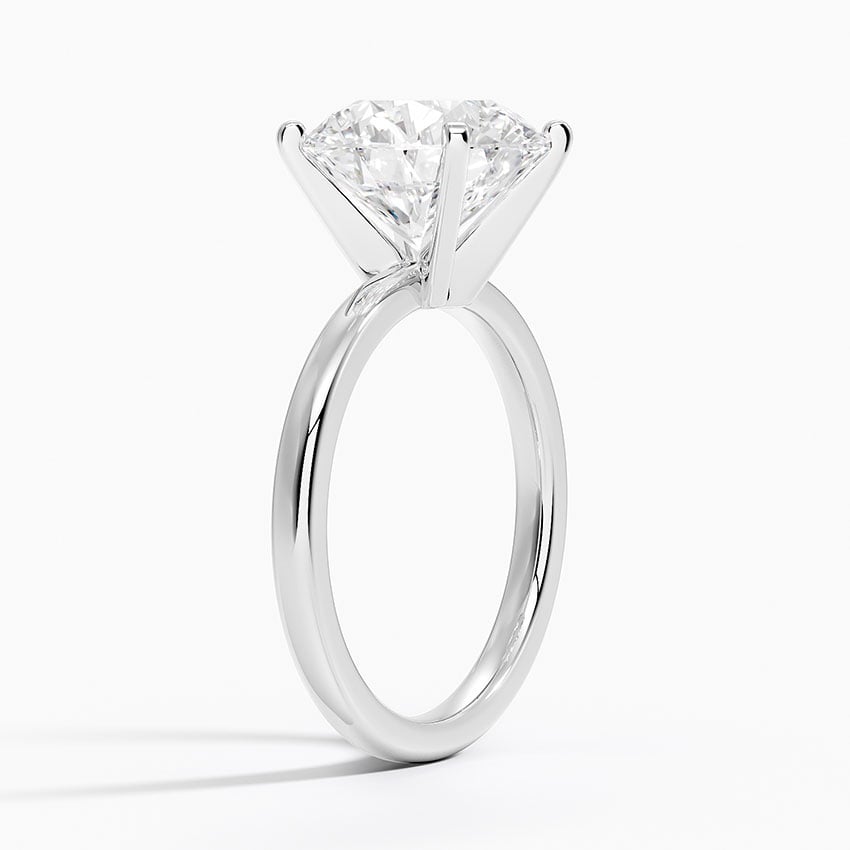 Sausalito Diamond Ring - White Gold - 3.5 ct - Side 1