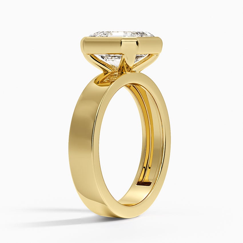 Seychelles Diamond Ring - Yellow Gold - 3 ct - Side 1
