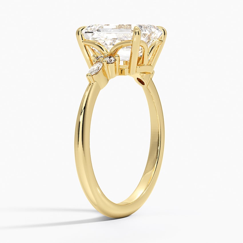 Mallorca Diamond Ring - Yellow Gold - 2 ct - Side 1