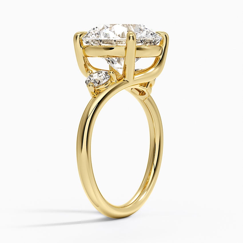 Vail Diamond Ring - Yellow Gold - 5 ct - Side 1