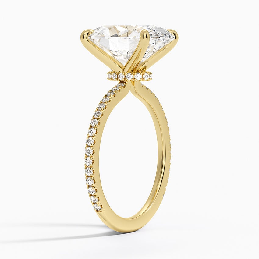 Seville Diamond Ring - Yellow Gold - 5 ct - Side 1