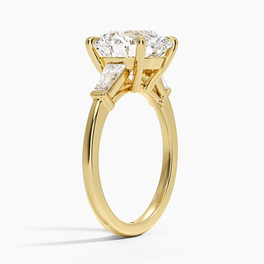 Malibu Diamond Ring - Yellow Gold - 3.5 ct - Side 1