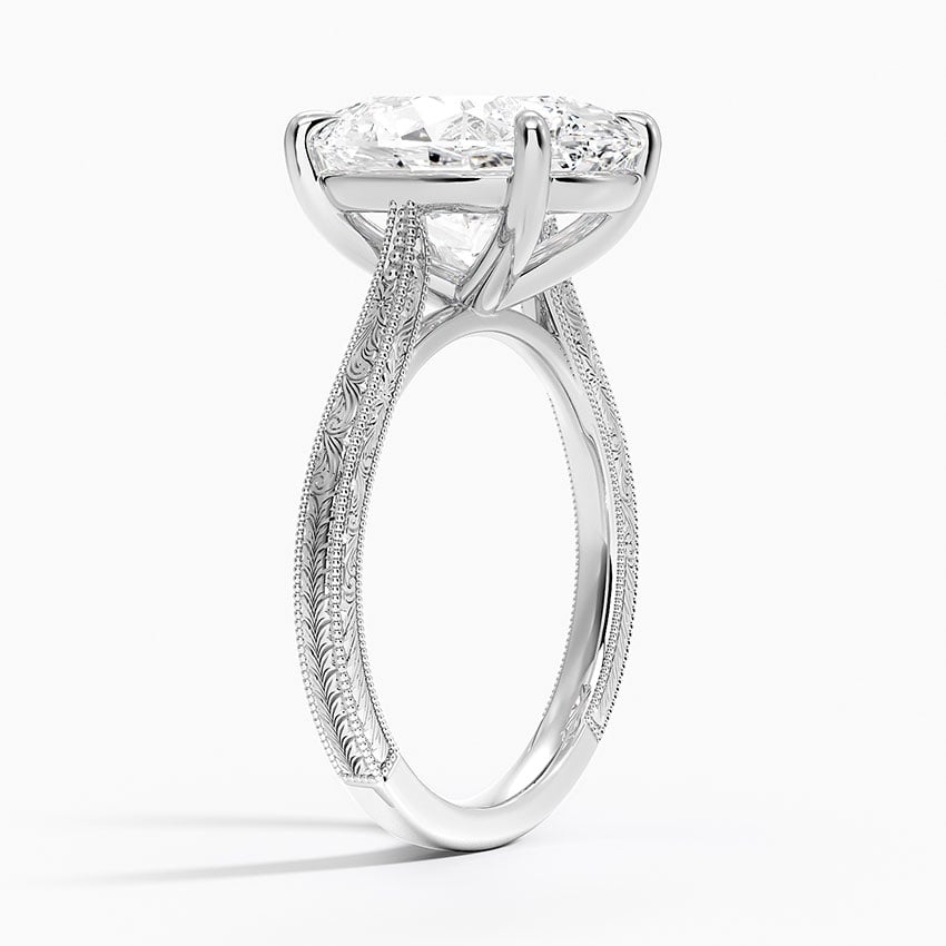 Hakone Diamond Ring - White Gold - 5 ct - Side 1