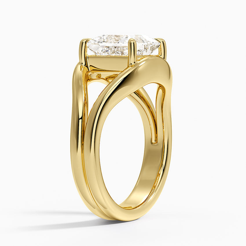 Mauritius Diamond Ring - Yellow Gold - 2 ct - Side 1