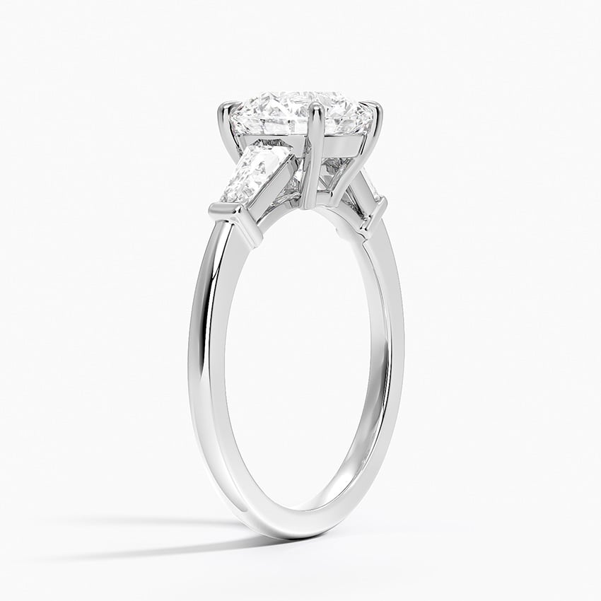 Malibu Diamond Ring - White Gold - 2 ct - Side 1