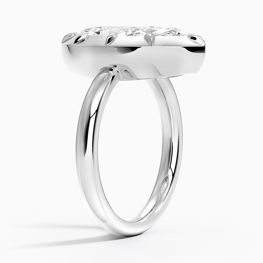 Cartagena Diamond Ring - White Gold - 5 ct - Side 1