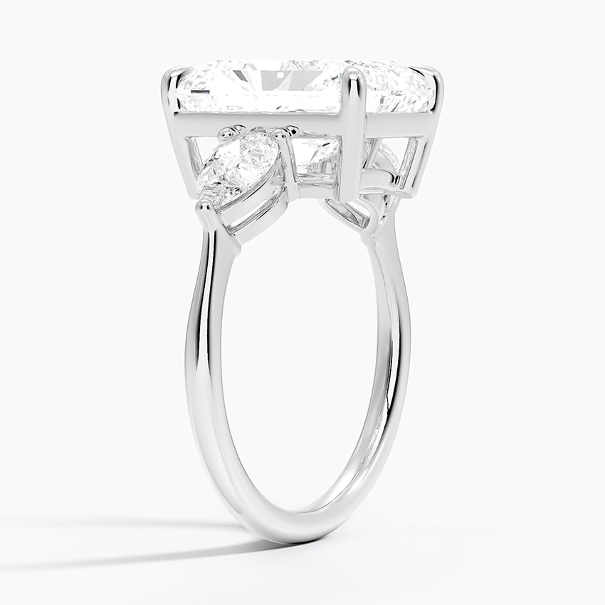 Zanzibar Diamond Ring - White Gold - 5 ct - Side 1