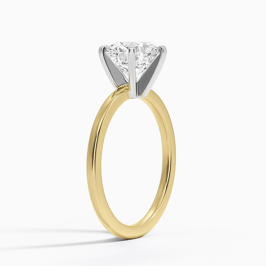 Nantucket Diamond Ring - Yellow Gold - 2 ct - Side 1