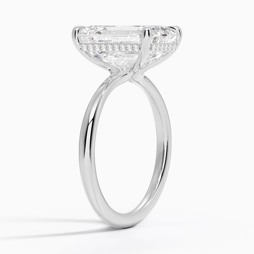 Maldives Diamond Ring - White Gold - 5 ct - Side 1