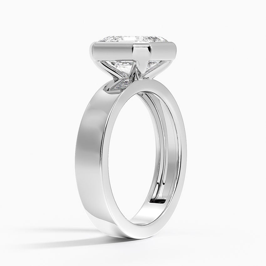 Seychelles Diamond Ring - White Gold - 2.5 ct - Side 1