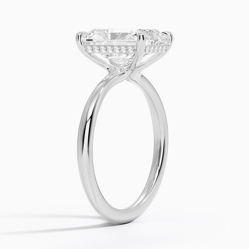 Marbella Diamond Ring - White Gold - 3 ct - Side 1