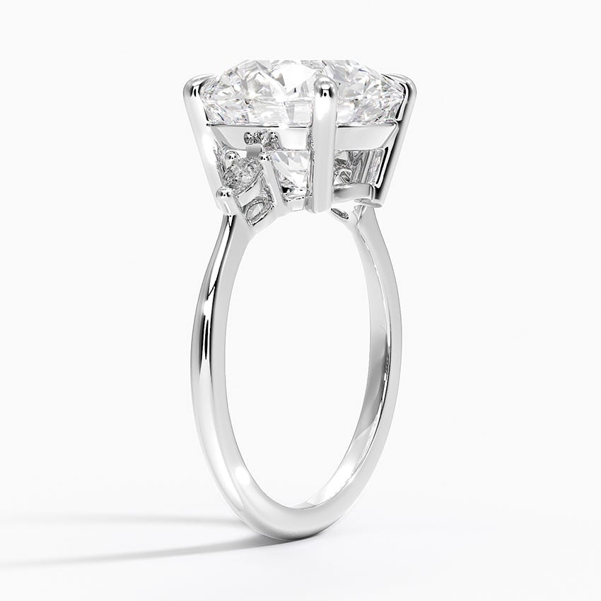 Byron Diamond Ring - White Gold - 5 ct - Side 1