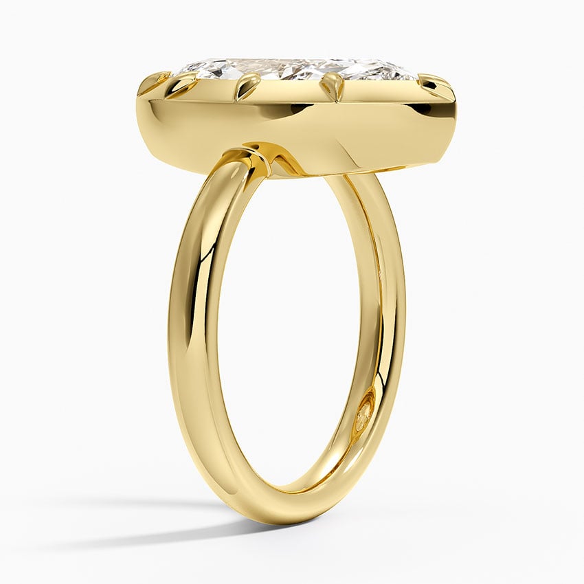 Cartagena Diamond Ring - Yellow Gold - 3 ct - Side 1