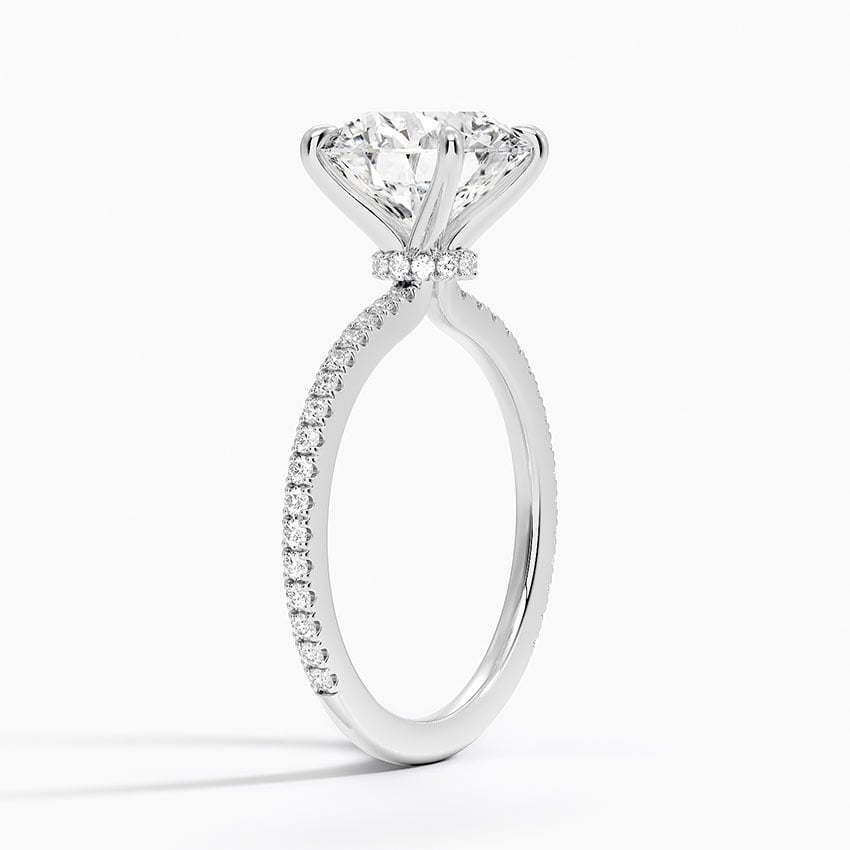Ravello Diamond Ring - White Gold - 3 ct - Side 1