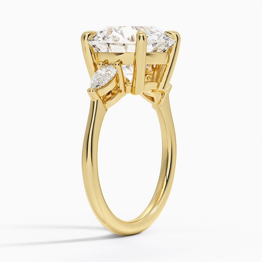 Zermatt Diamond Ring - Yellow Gold - 5 ct - Side 1