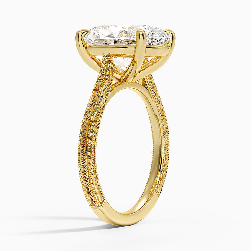 Hakone Diamond Ring - Yellow Gold - 5 ct - Side 1