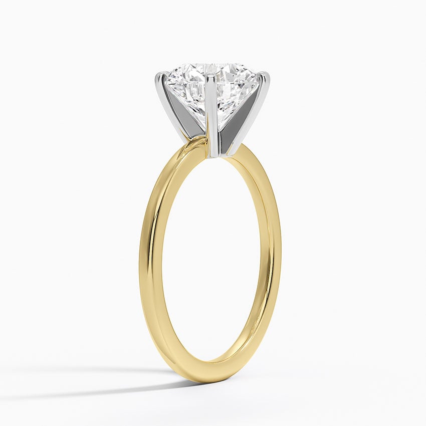 Nantucket Diamond Ring - Yellow Gold - 2.5 ct - Side 1