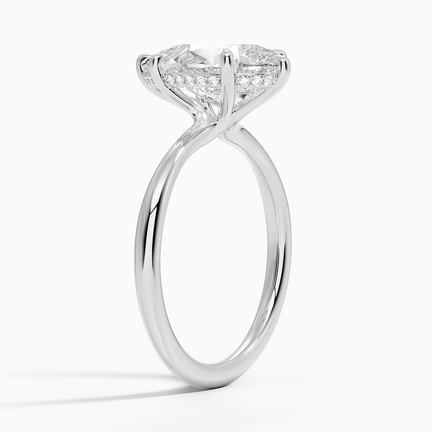 Napa Diamond Ring - White Gold - 3 ct - Side 1