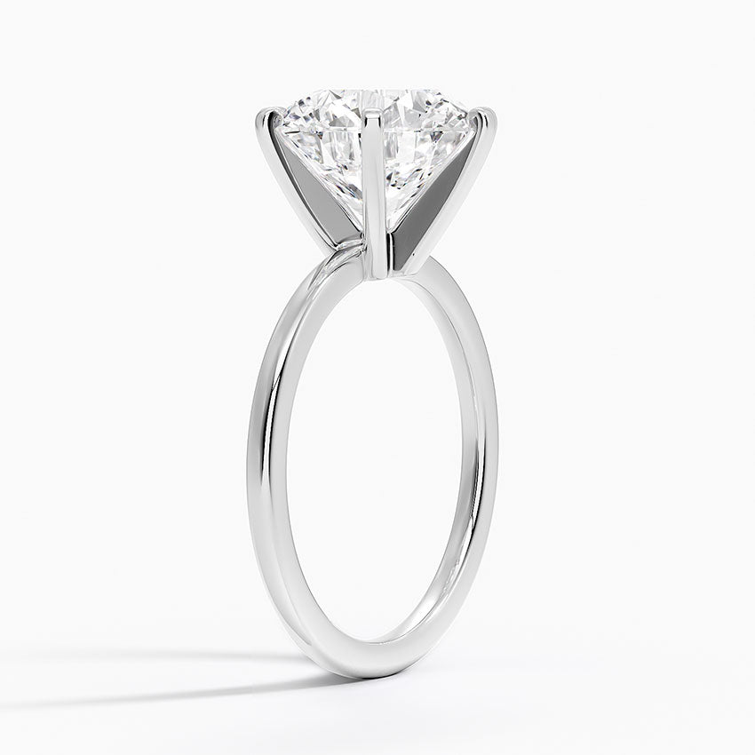 Nantucket Diamond Ring - White Gold - 3.5 ct - Side 1