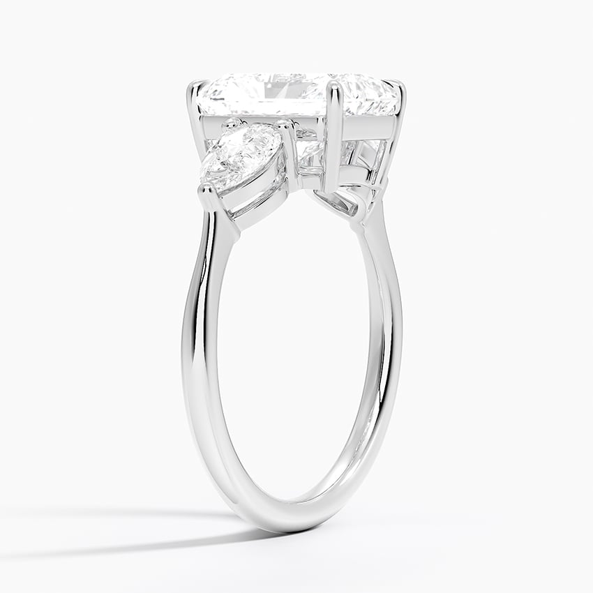 Zanzibar Diamond Ring - White Gold - 2 ct - Side 1